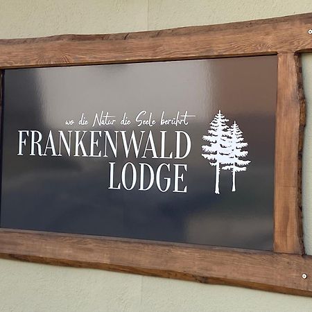 Frankenwald-Lodge Schwarzenbach am Wald Esterno foto