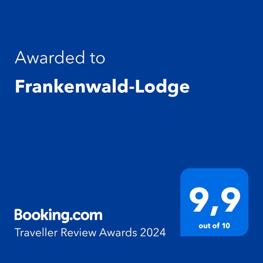 Frankenwald-Lodge Schwarzenbach am Wald Esterno foto