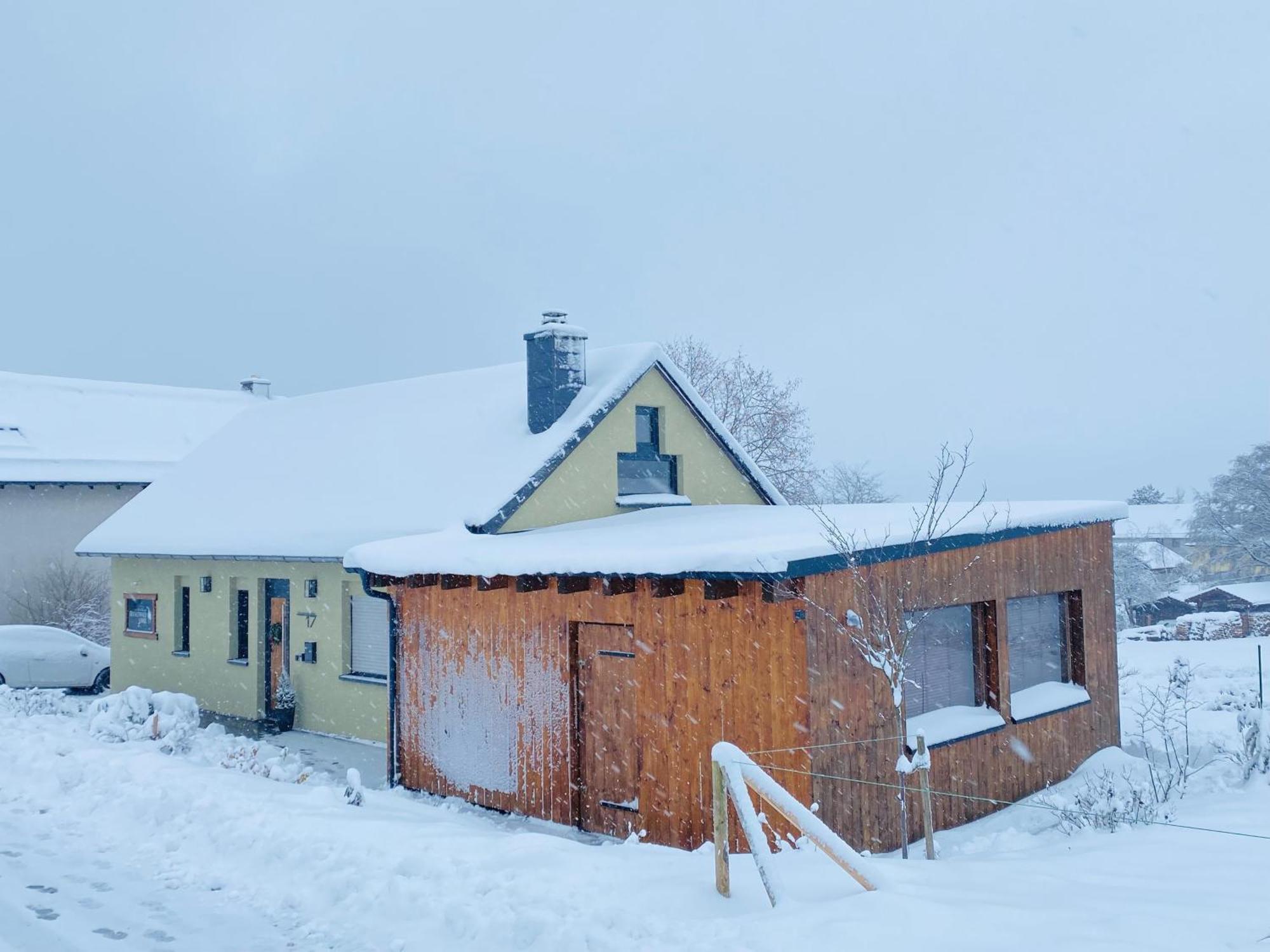Frankenwald-Lodge Schwarzenbach am Wald Esterno foto