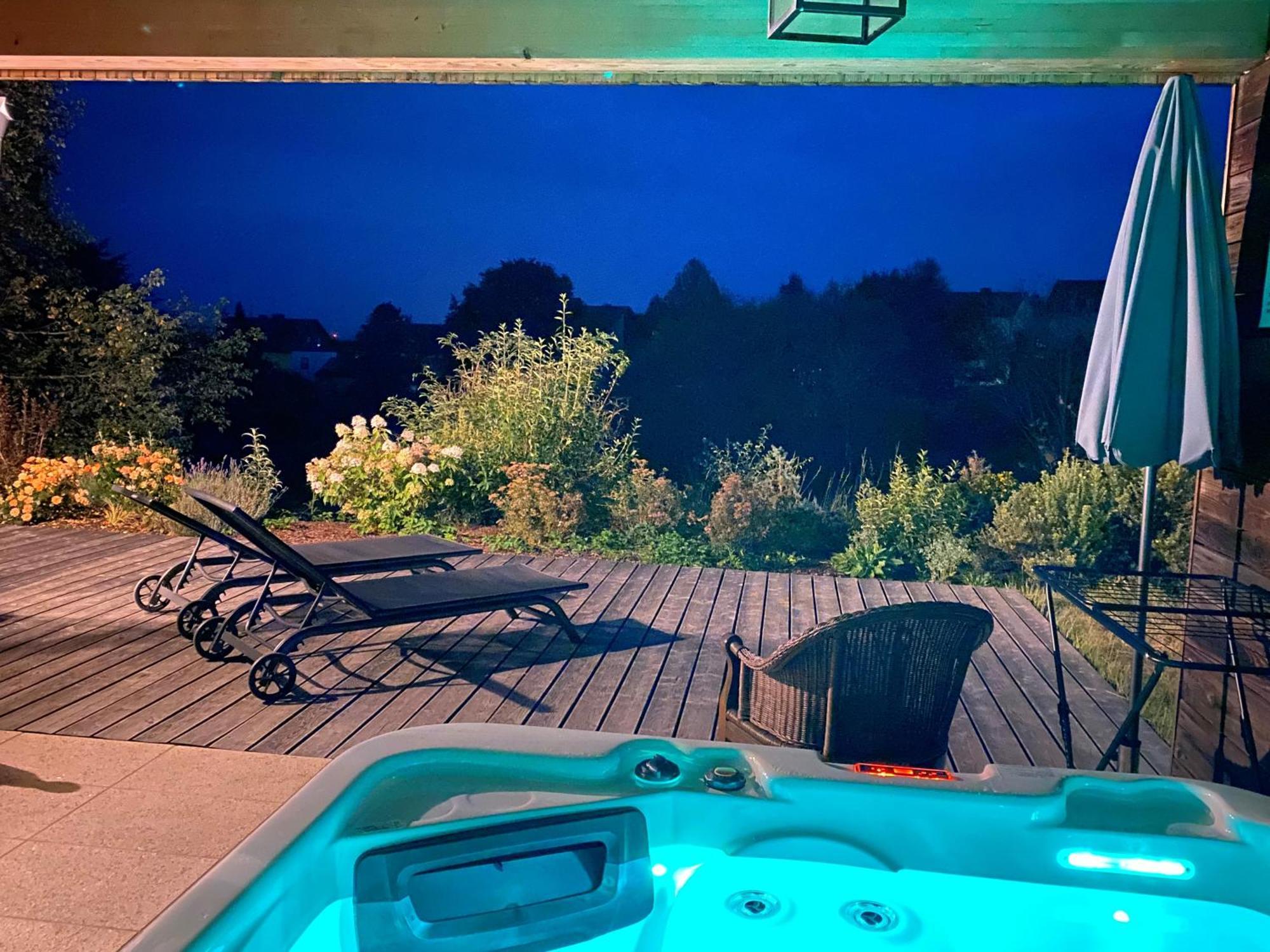 Frankenwald-Lodge Schwarzenbach am Wald Esterno foto